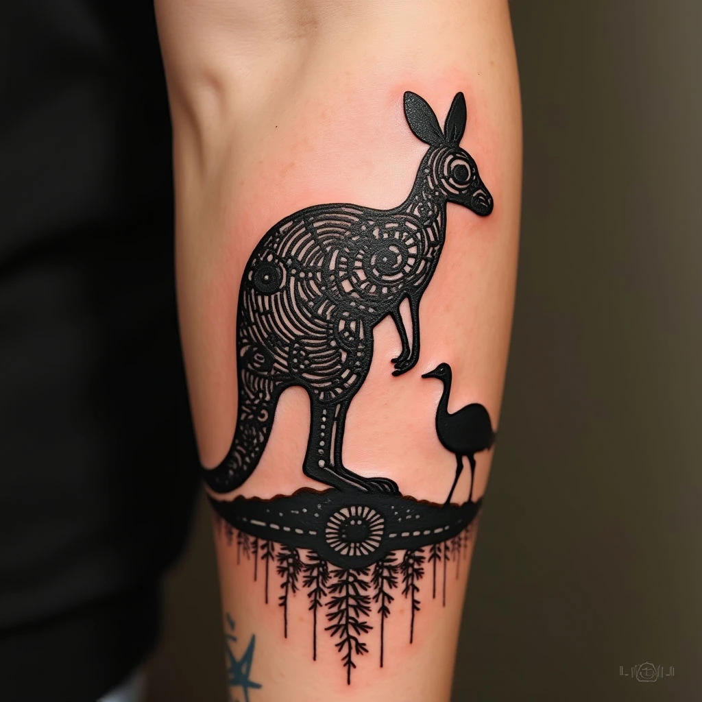 Dreamtime Bonds: Tattoo Ideas for Dads & Sons