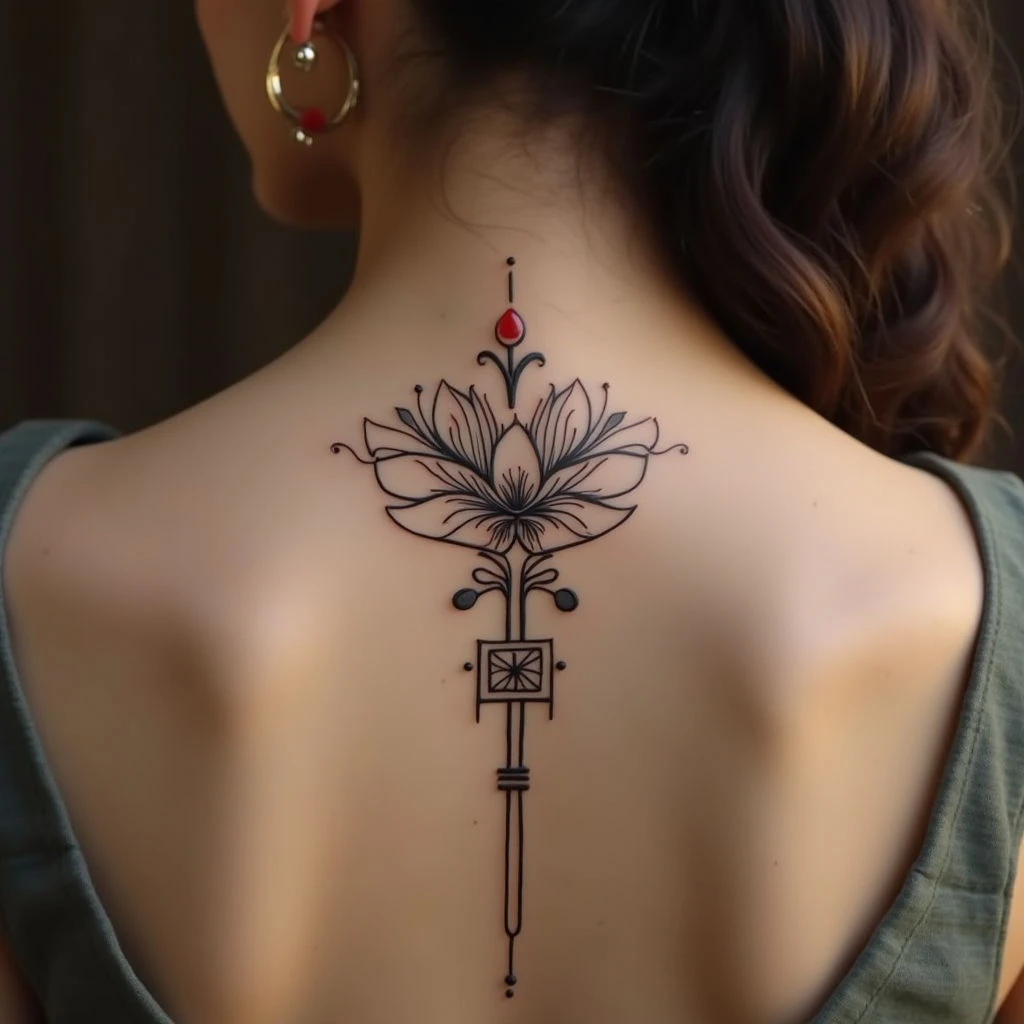 Simple & Beautiful Mehndi Tattoo Designs for Girls - Back Hand Inspiration