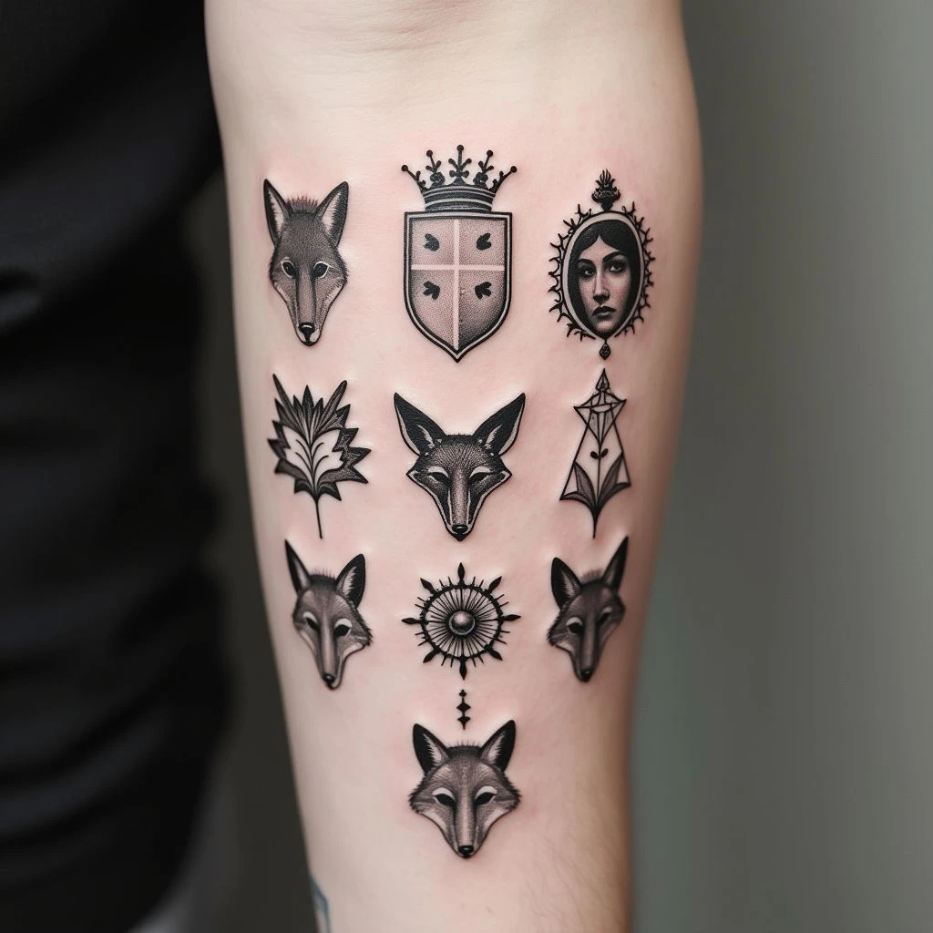 Micro Illustrative Tattoo Collection: A Study in Miniature