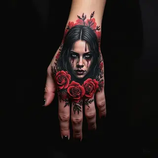 Dark Hand Tattoos: Macabre Designs for Men