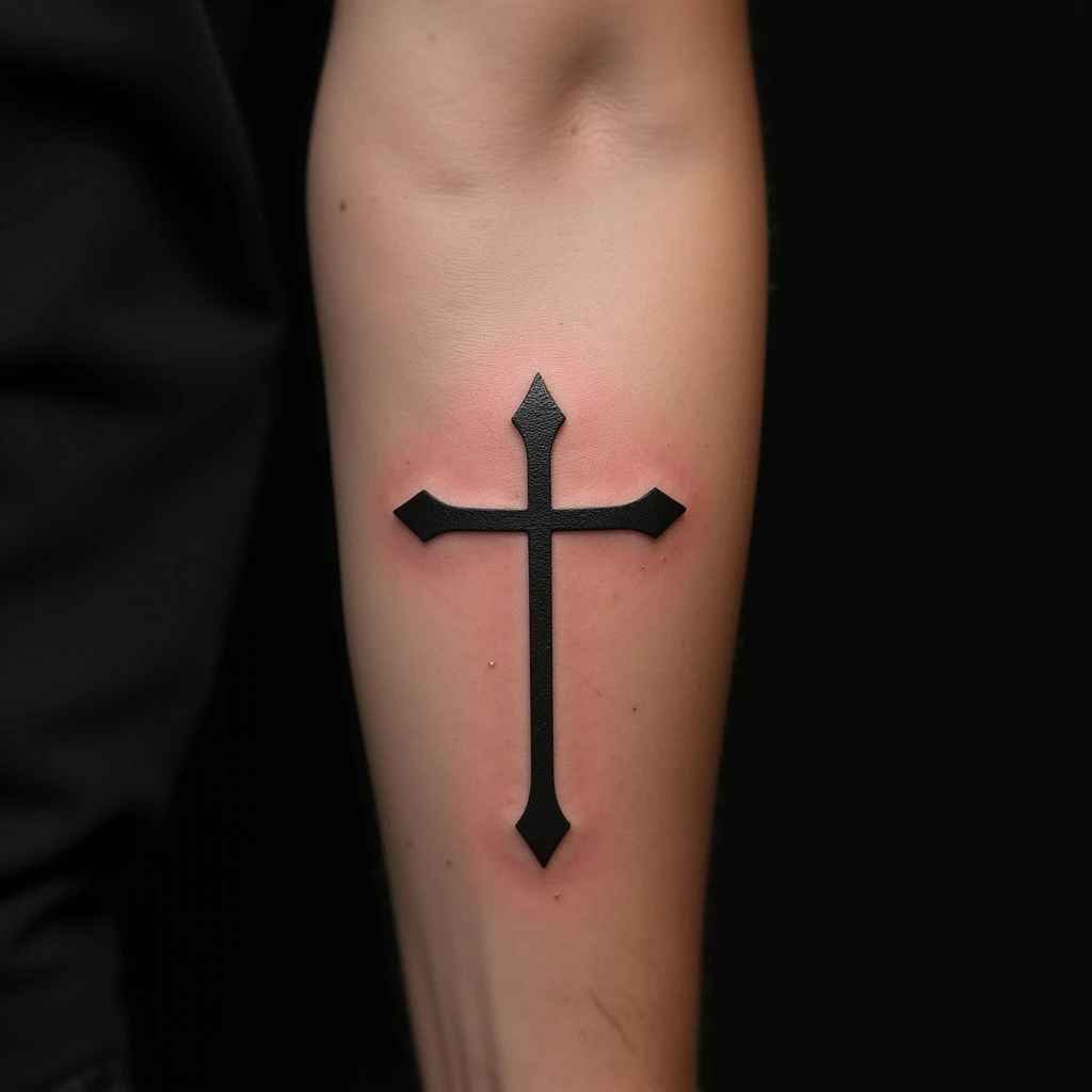 Small Cross Tattoos: Best Arm Placement Ideas