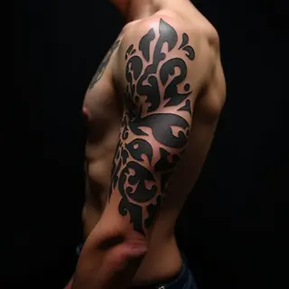 Inner Arm Tattoos: Blackwork Designs & Placement Guide