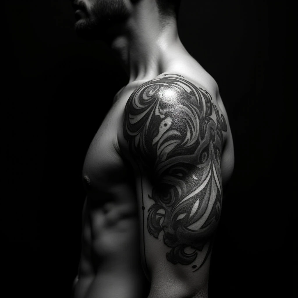 Epic Micro-Realism Shoulder Tattoos for Men