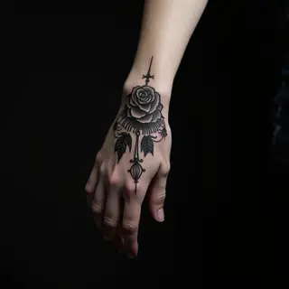 Hidden Gothic Hand Tattoos: Discreet & Meaningful Designs