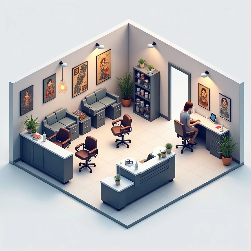 Tattoo Shop Layout Ideas: Designing a Space for Creativity & Client Comfort