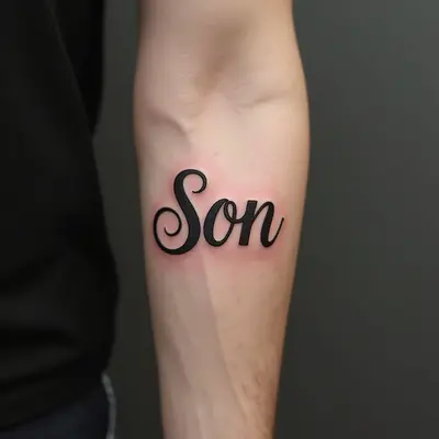 Tattoo Ideas for a Son's Name: Meaningful Designs & Inspiration