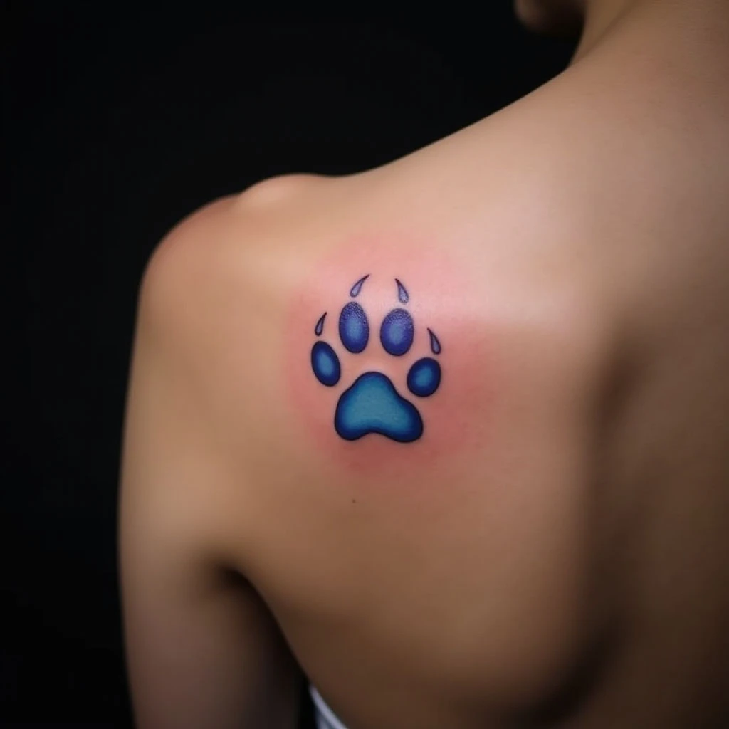Dog Paw Print Tattoo: A Symbol of Loyalty, Love & Remembrance