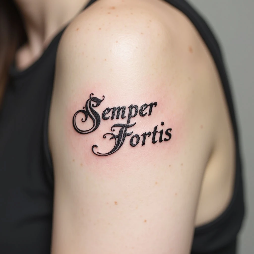 Elegant Tattoo Text Ideas for Women