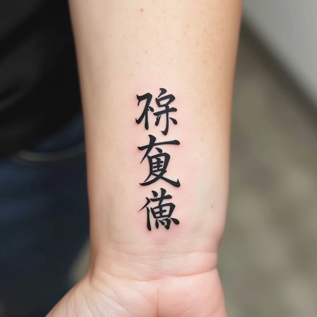 Anime Tattoo Inspiration: Words & Phrases for Women