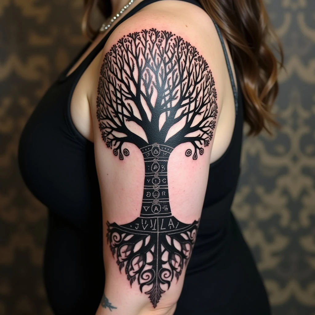 Viking Tattoos: Runes, Norse Mythology & Inscriptions for Women