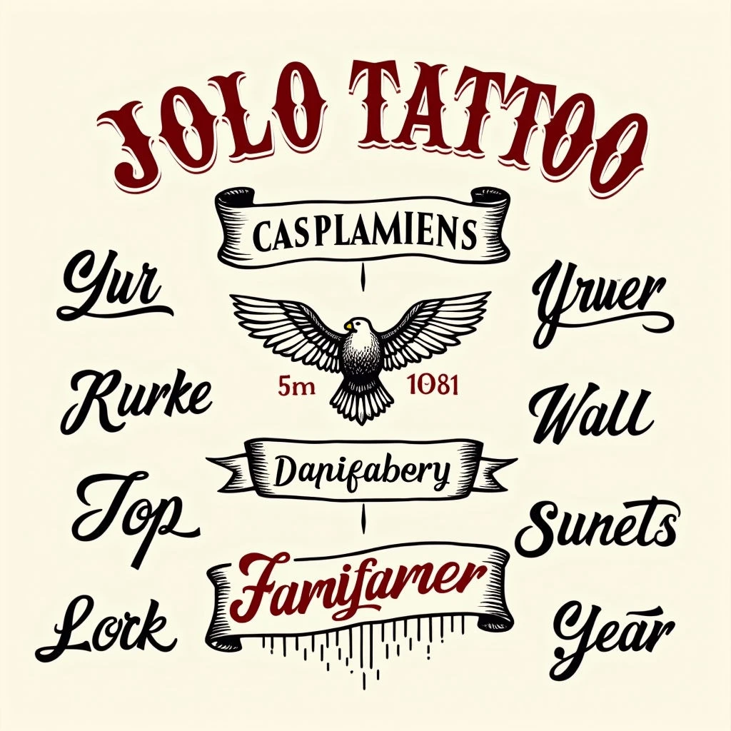 Exploring Styles of Tattoo Writing: A Vintage Perspective