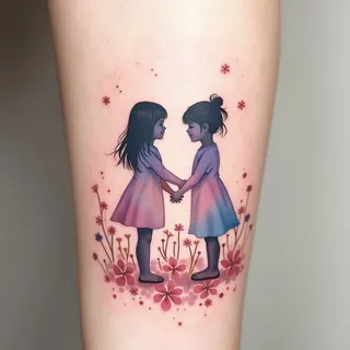 Tattoo Ideas to Represent Two Children: Designs & Symbolism