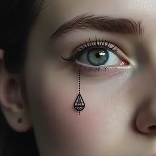 Teardrop Tattoo Meaning Right Eye: Symbolism & Placement