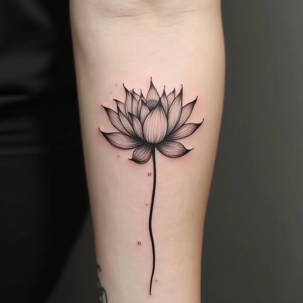 Delicate Lotus Flower Tattoos: Inspiration & Design Guide