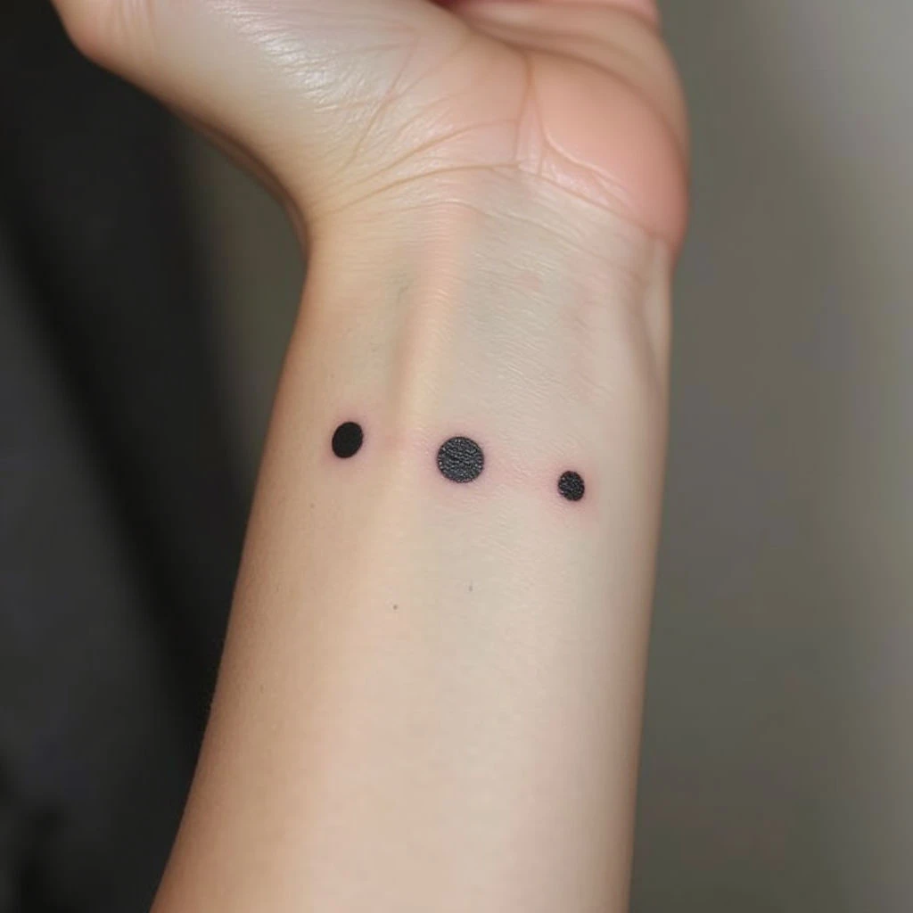 Three Dots Tattoo: Meaning & Symbolism on Your Wrist