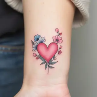Three Heart Tattoo Ideas for Females