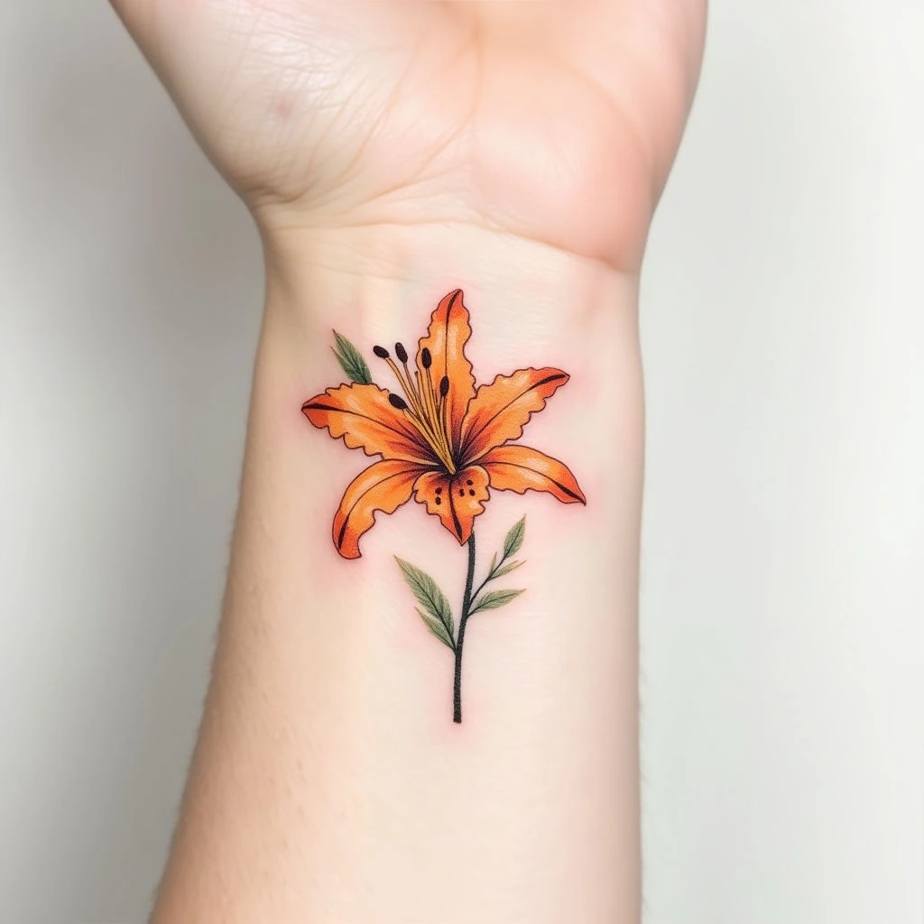 Small Tiger Lily Tattoo: Meaning, Designs & Placement Ideas