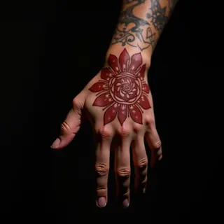 Powerful Father & Son Traditional Hand Tattoos