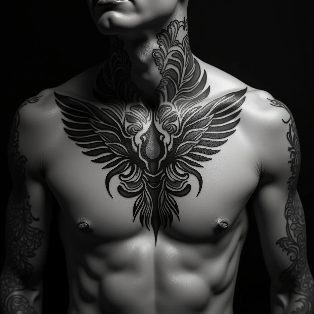 Cool Traditional Neck Tattoos for Small Spaces