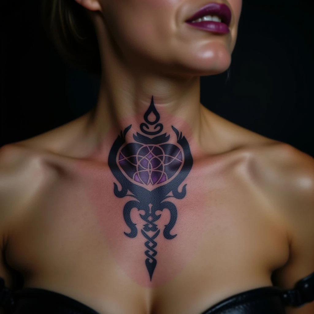 Tiny & Meaningful Neck Tattoos for Women