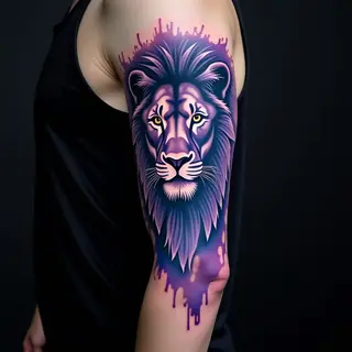 Bold Trash Polka Stomach Tattoos for Men | XL Designs