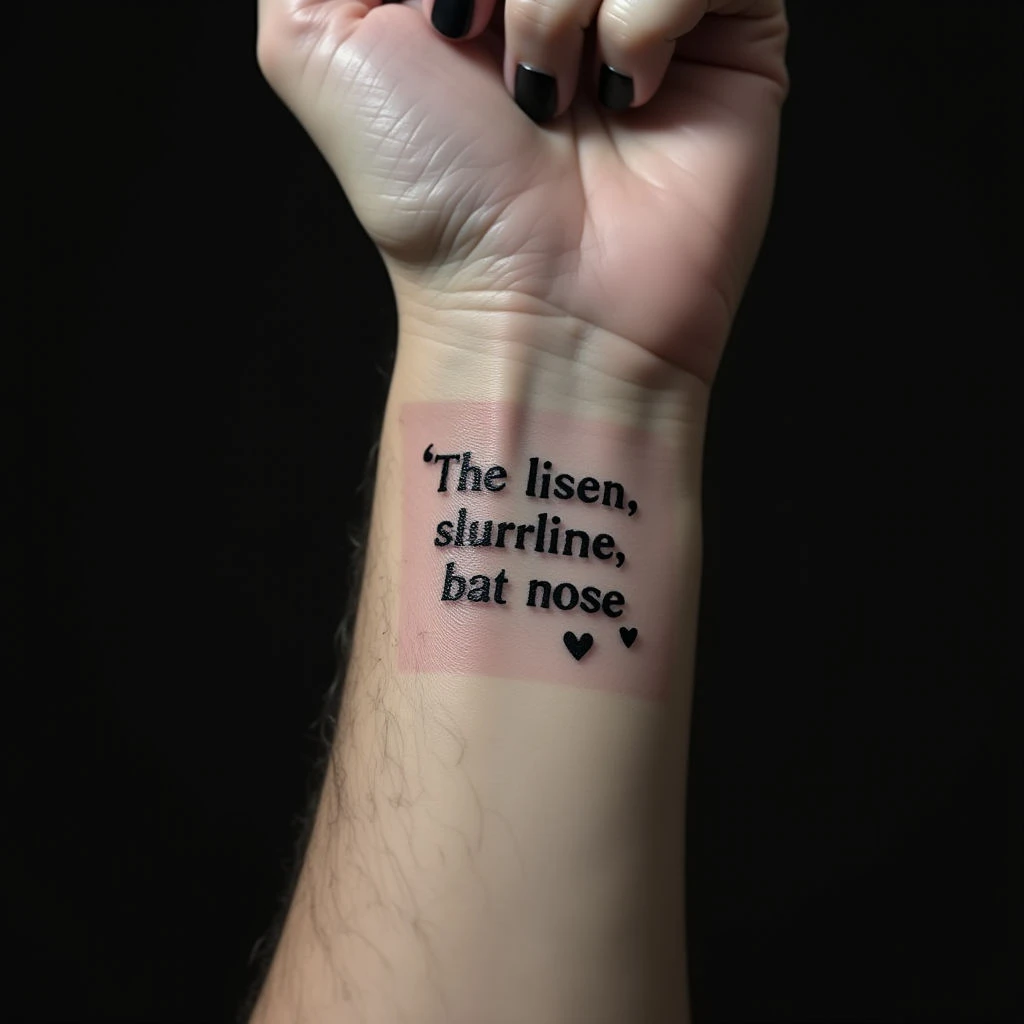 Short & Sweet: Mother Daughter Tattoo Quotes in Trash Polka Style