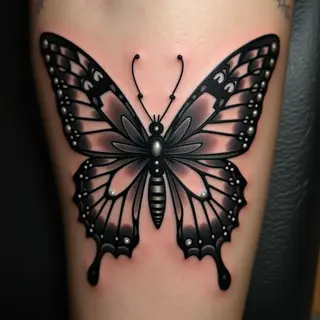 Tribal Butterfly Tattoo Designs: A Delicate Dance of Tradition & Meaning