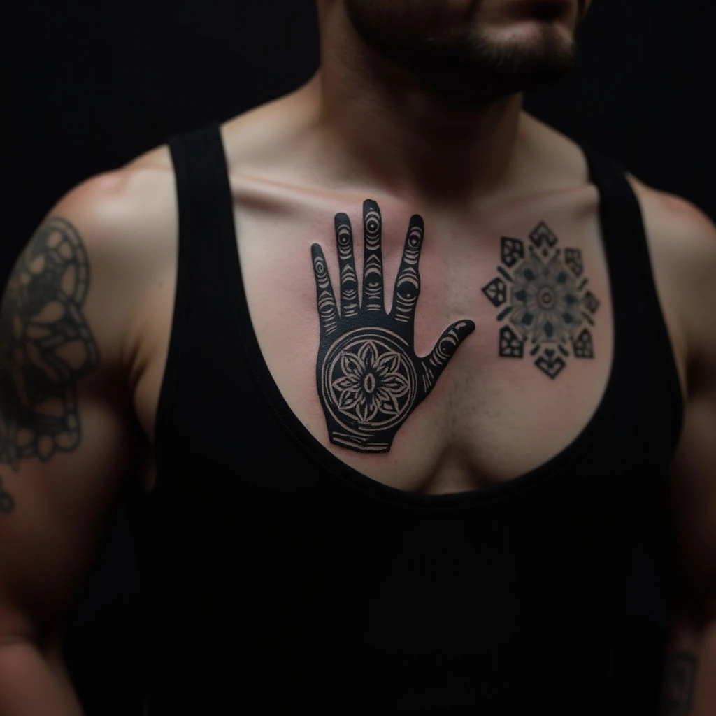 Tribal Chest Tattoos for Men: Meaning & Design Ideas