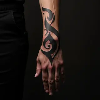 Powerful Tribal Ankle Tattoos for Men