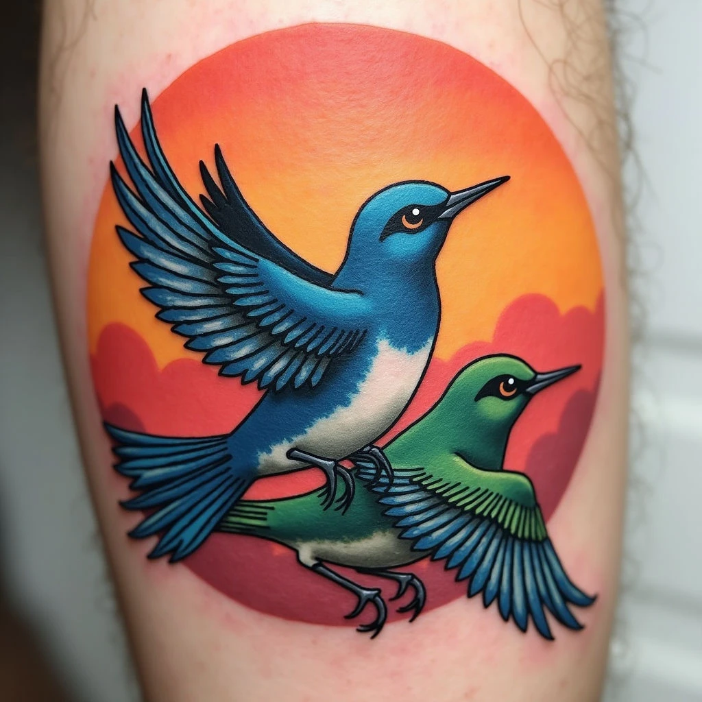 What Does a Two Birds Tattoo Mean?