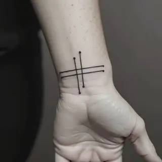 Two Small Lines Tattoo: Meaning & Design Ideas