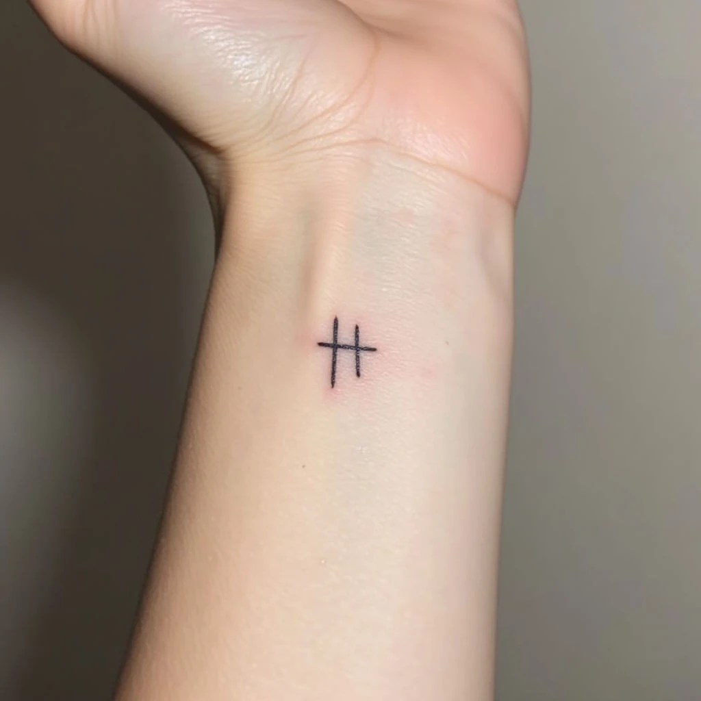 Two Small Lines Tattoo: Meaning & Inspiration on Your Wrist