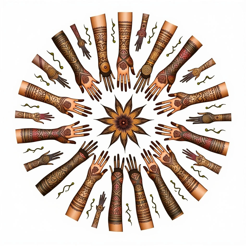 Exploring Diverse Types of Mehndi Designs