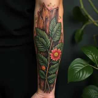 Unique Arm Tattoo Ideas for Men: A Botanical Guide