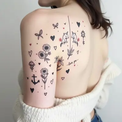Whimsical Flash Tattoo Collection: A Gallery of Miniature Art