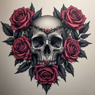 Unique Kids Names Tattoo Ideas: Gothic & Macabre Inspirations