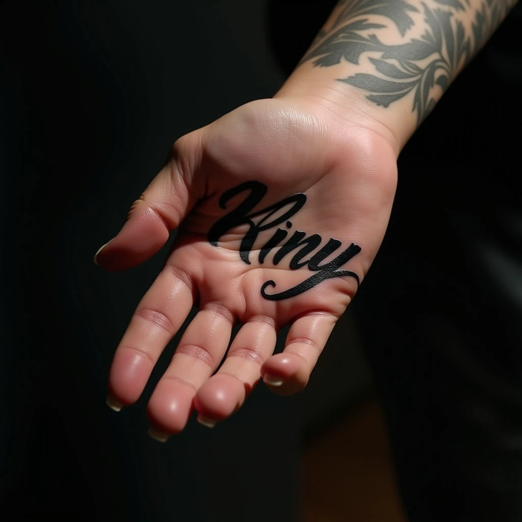 Unique Name Tattoo Designs for Boys on Forearms