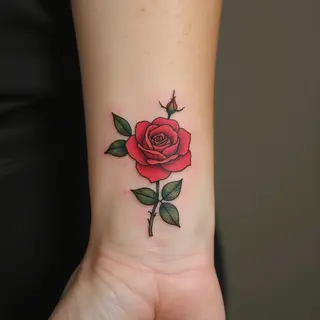 Unique Rose Tattoo Designs for Females: Small & Meaningful