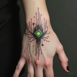 Unique Hand Tattoos for Girls: Simple & Cyberpunk Designs