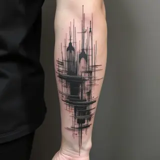 Unique Tattoo Designs for Men's Arms: A Sketchbook Aesthetic