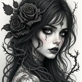 Unique Tattoo Designs for Women: A Macabre Collection