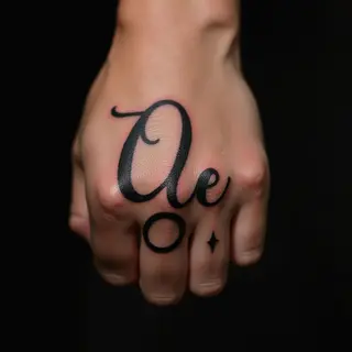 Unique Tattoo Sayings for Men: Finger Lettering Ideas