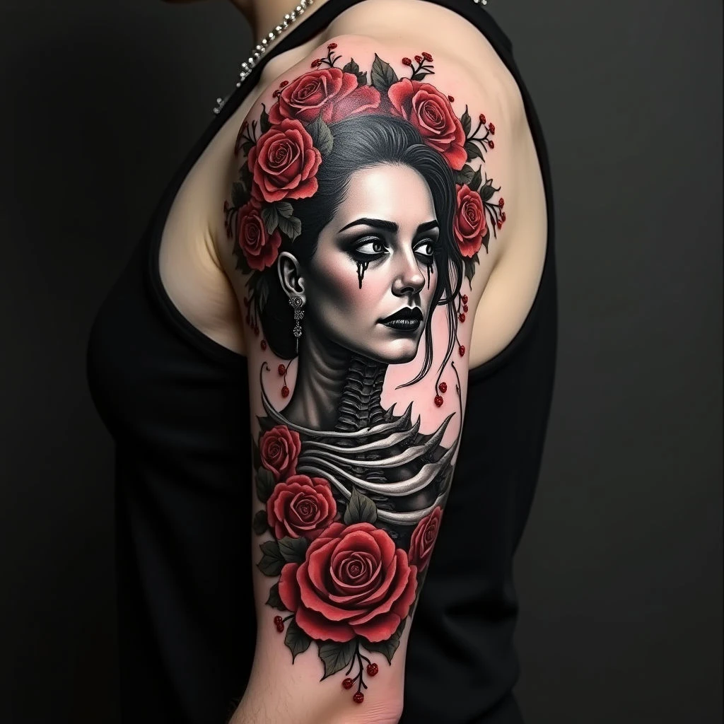 Unique Upper Arm Tattoos for Men with Meaning