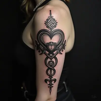 Elegant Upper Arm Tattoo Designs for Women: A Celtic & Irish Guide