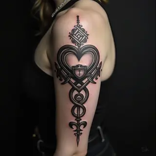 Elegant Upper Arm Tattoo Designs for Women: A Celtic & Irish Guide