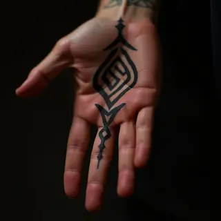 Viking Rune Tattoos: Neo-Traditional Hand Designs