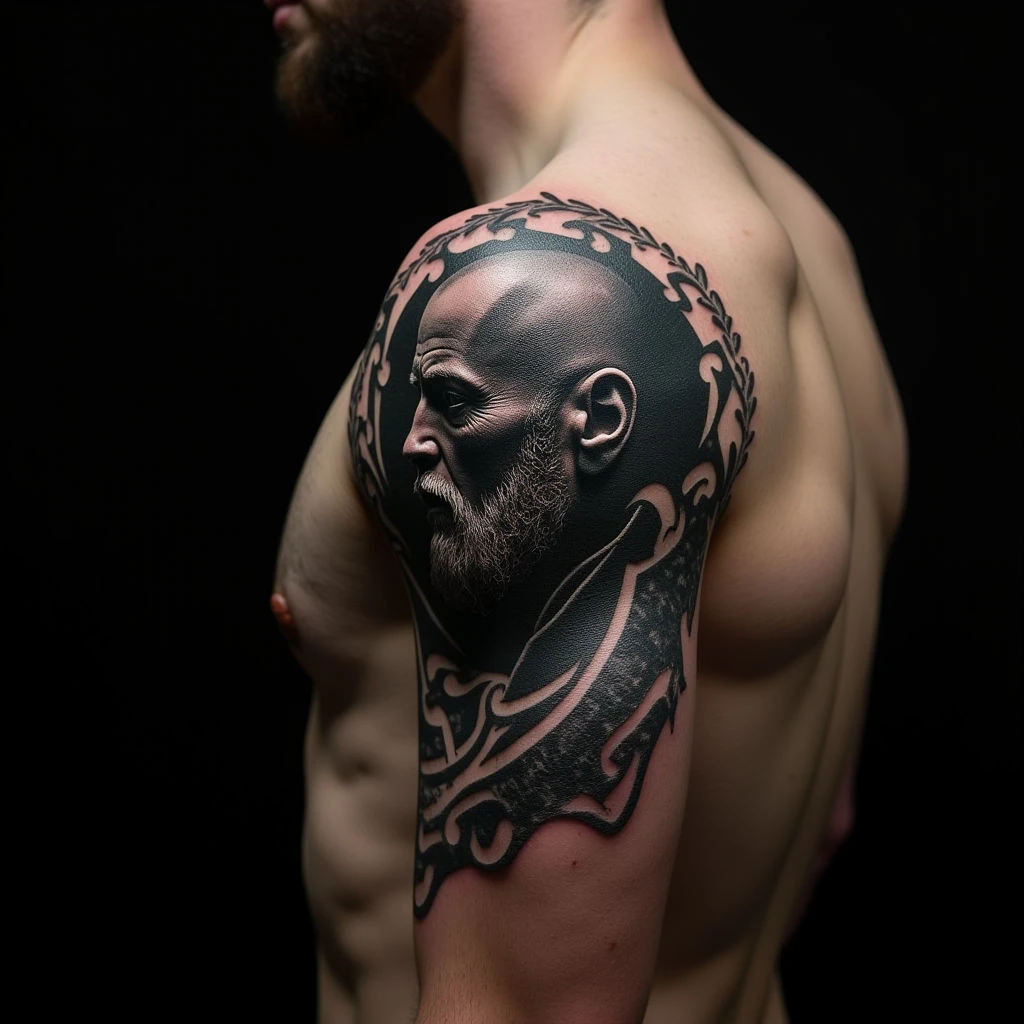 Viking Tattoos for Men: Meaning & Black Grey Designs