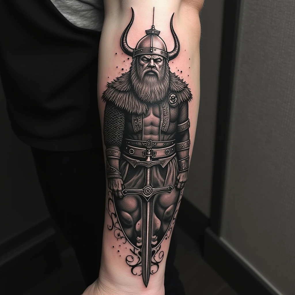 Viking Warrior Tattoo Design: Symbolism, Inspiration & Placement