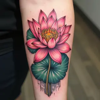 Unveiling the Ethereal Meaning of Water Lily Tattoos