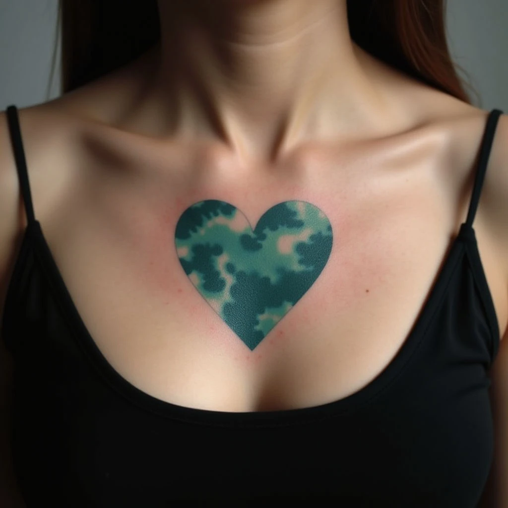 Touching Watercolor Tattoos for Father & Daughter